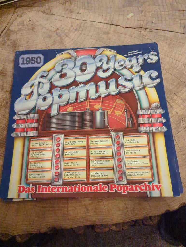 30 Years Popmusic 1950 LP, Ophalen of Verzenden, Gebruikt, 12 inch