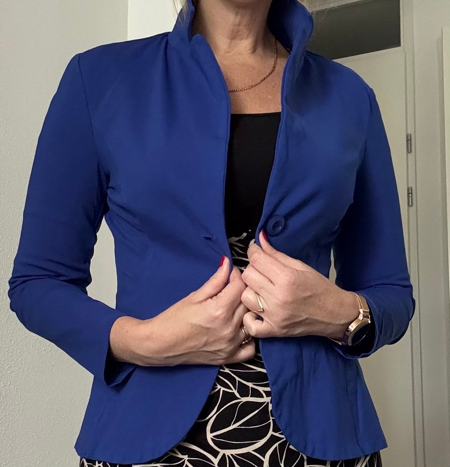 Vera Jo Jasje - Maat 38, Maat 38/40 (M), Blauw, Ophalen of Verzenden, Jasje