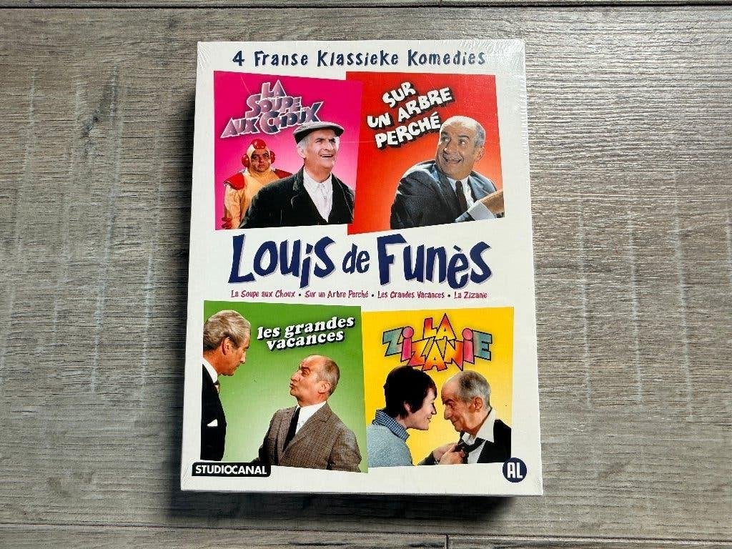 4 dvd box Louis de Funes - Nieuw Sealed, Alle leeftijden, Ophalen of Verzenden, Nieuw in verpakking, Overige genres