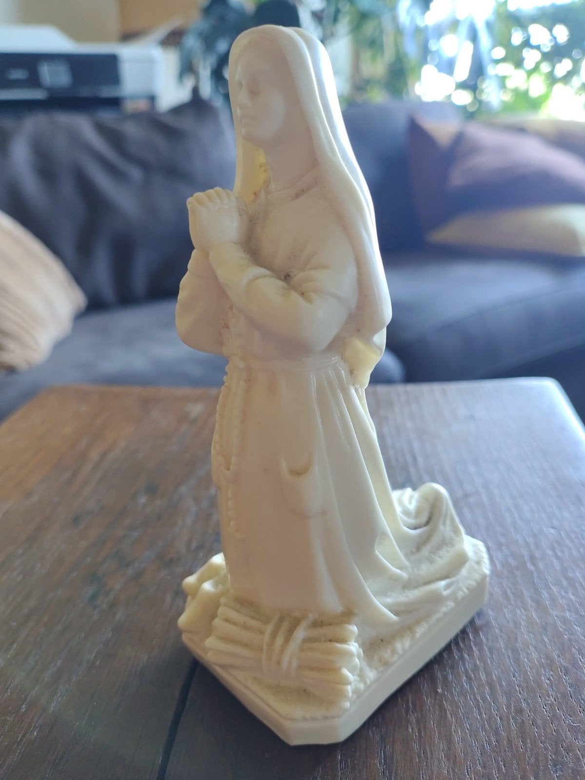 Beeldje Heilige Bernadette - Maison Bacci (13,5 cm), Antiek en Kunst, Ophalen of Verzenden