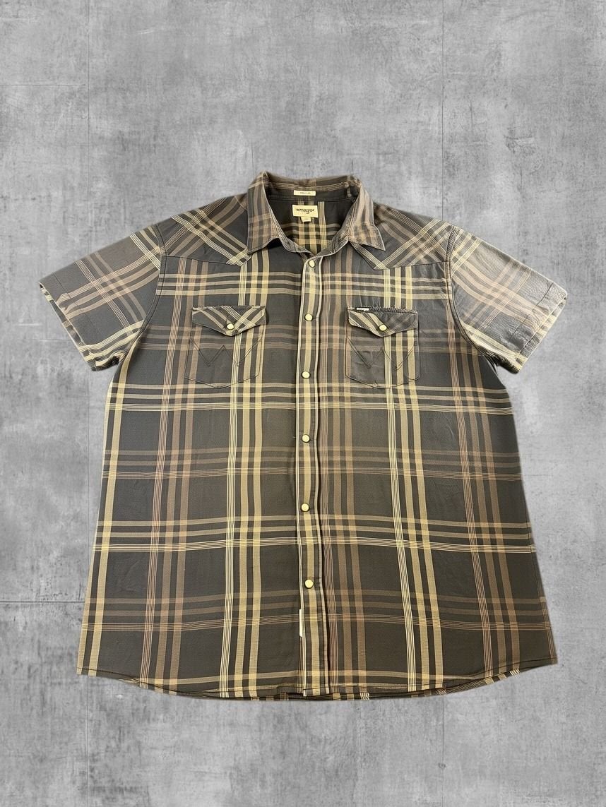 Wrangler flanellen blokjes overhemd, heren XL, meerkleurig, Zo goed als nieuw, ProductSafetyEU@kontoorbrands.com, LeeWrangler Belgium Services BV