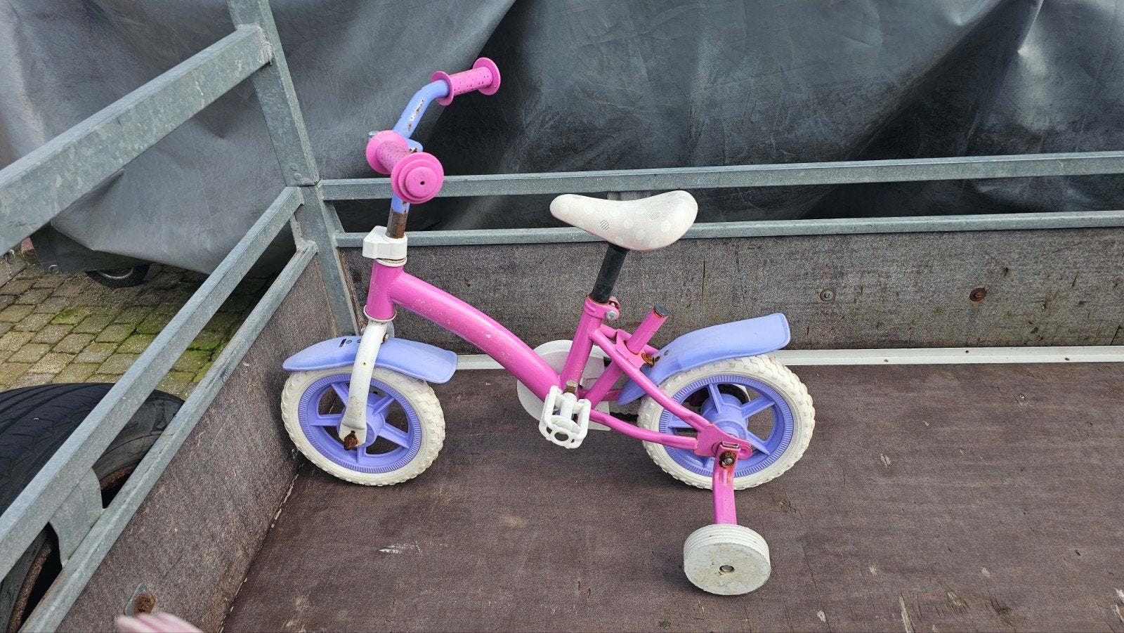 kinderfiets kinderfietsjes, Fietsen en Brommers, Ophalen, Terugtraprem, 14 inch of minder, Handrem