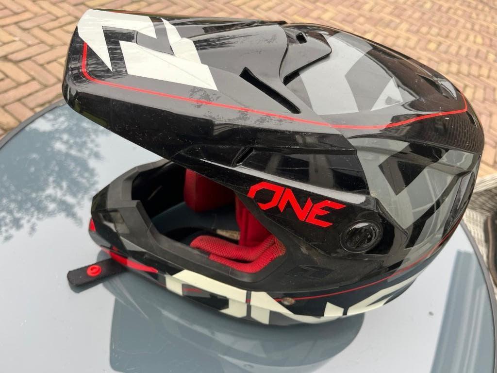 Cross / motor helm One, Motoren, Overige merken, Ophalen of Verzenden, L, Tweedehands