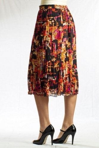 Veelkleurige rok Ulla Popken maat 48 A44, Meerkleurig, Maat 46/48 (XL) of groter, Nieuw, Ulla Popken