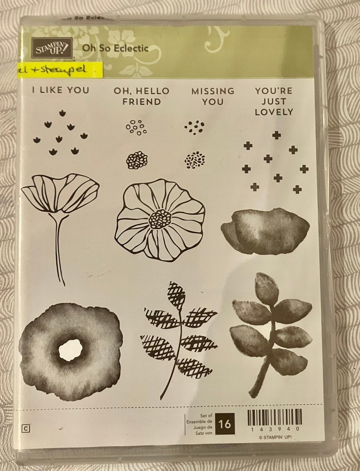 Stempels stampin up en Snijmallen nw, Hobby en Vrije tijd, Ophalen of Verzenden, Nieuw, Clearstamp