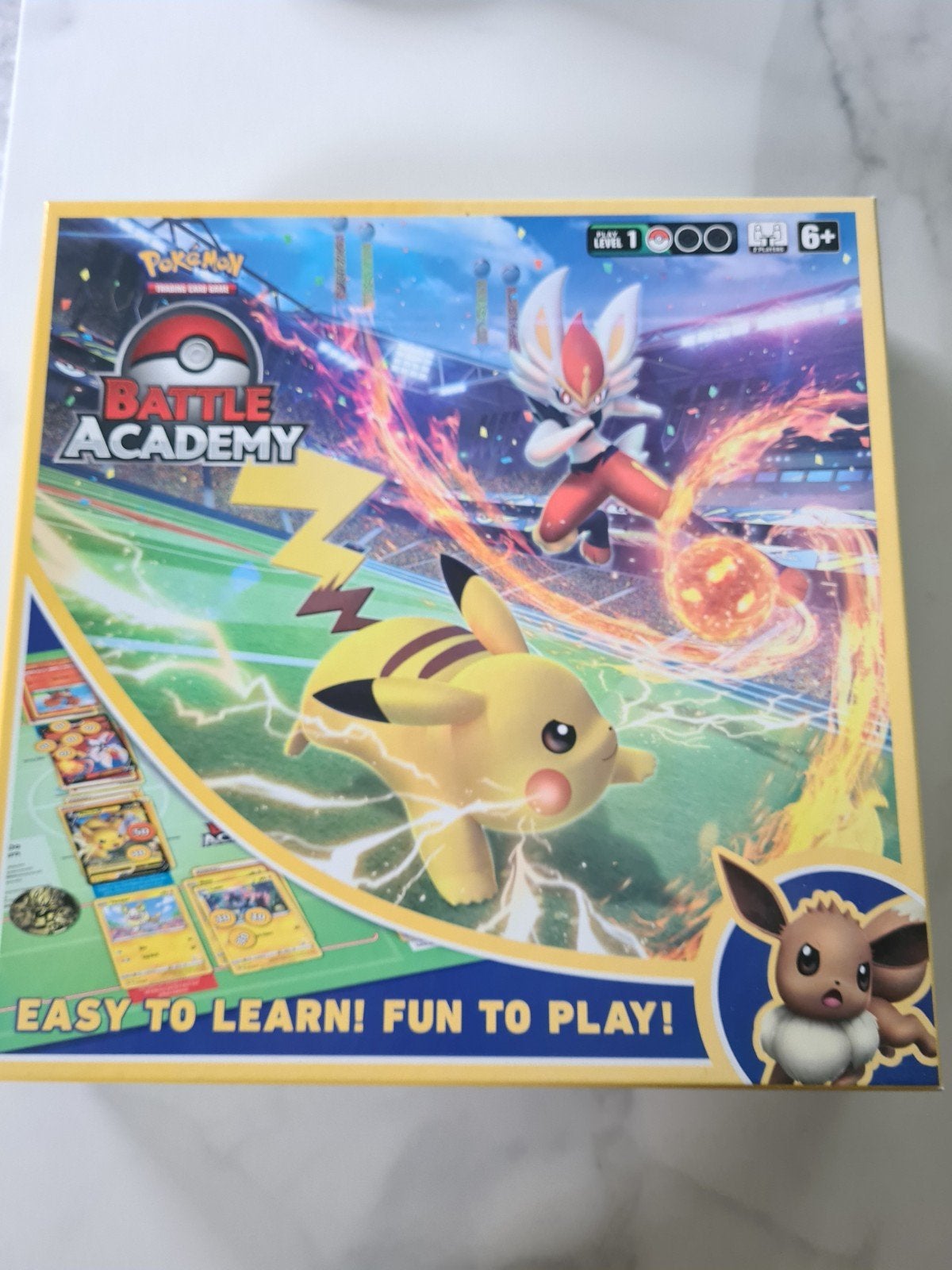 Pokémon Battle Academy Bordspel - Nederlands- 1x gebruikt, Ophalen of Verzenden, Zo goed als nieuw, Overige typen