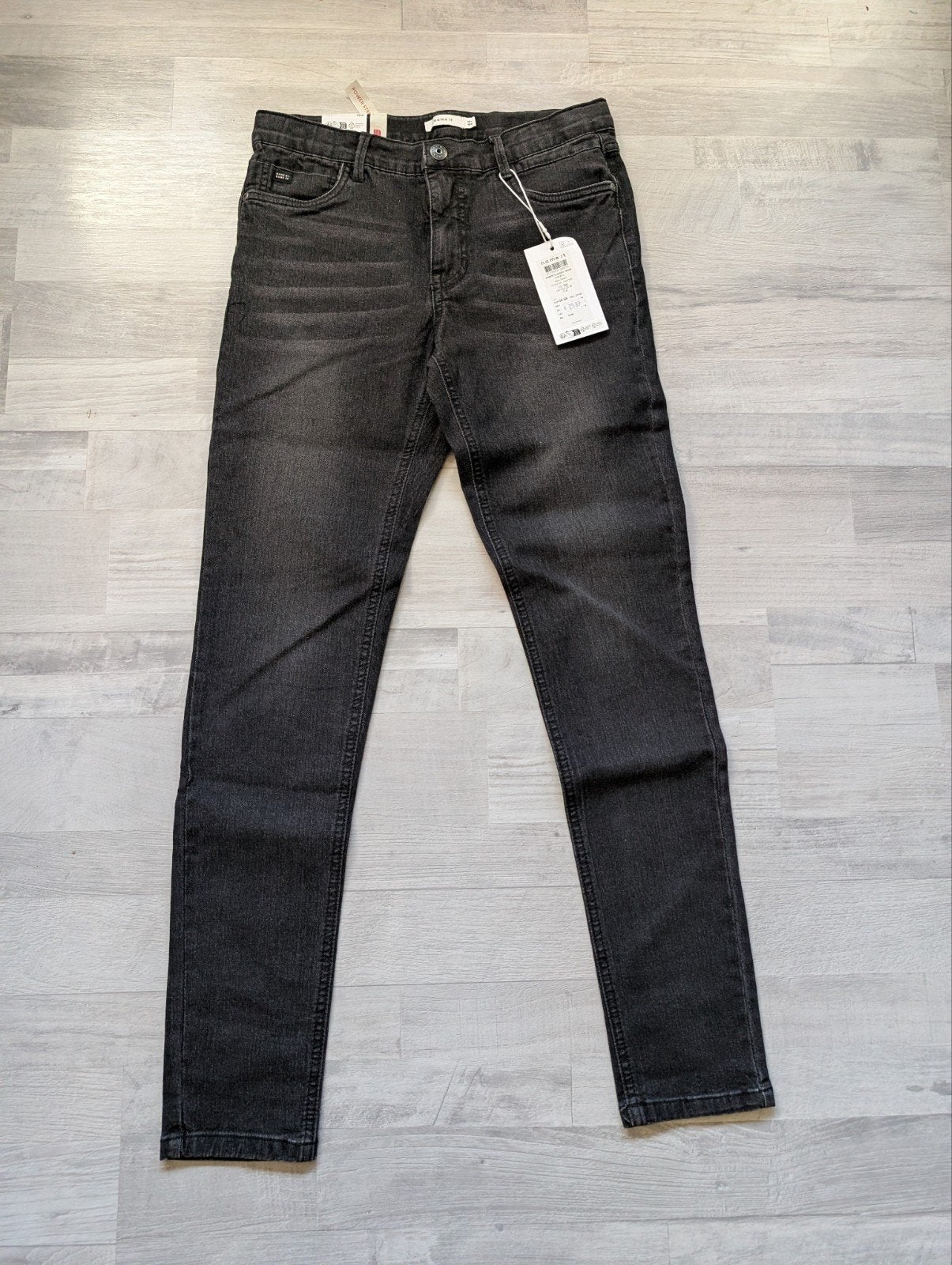 Name It Skinny Jeans Zwart - Maat 164, Ophalen of Verzenden, Nieuw, Name It, Jongen