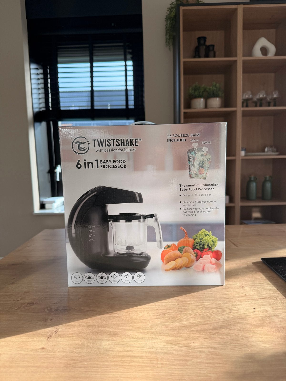 Twistshake 6-in-1 Baby Food Processor - Zo goed als nieuw, Ophalen, Overige merken, Nieuw, Babyvoedingmaker