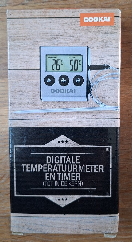 Diditale bbq thermometer Cookai nieuw, Ophalen of Verzenden, Gebruikt