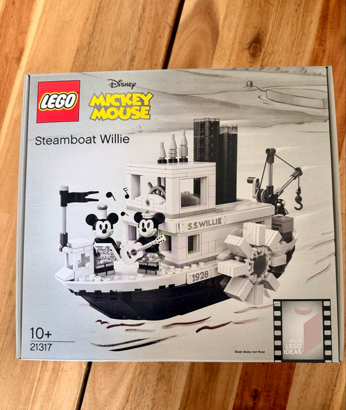 LEGO Ideas 21317 Steamboat Willie Disney Mickey Mouse, Lego, Nieuw, Ophalen of Verzenden, Disney