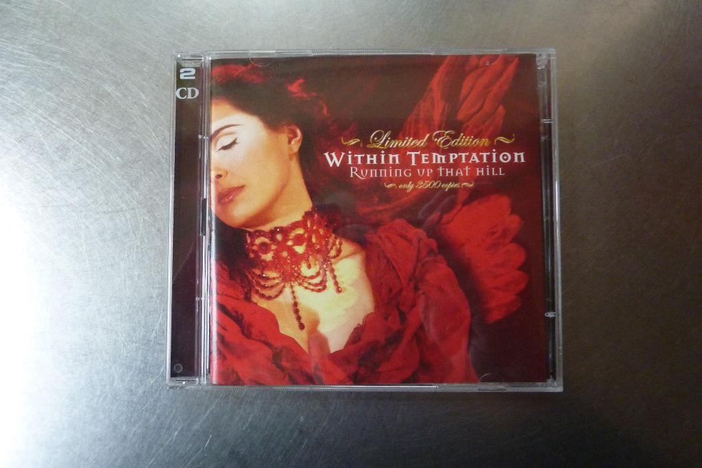 Within Temptation - Running Up That Hill, Cd's en Dvd's, Cd Singles, Gebruikt, Rock en Metal, Ophalen of Verzenden