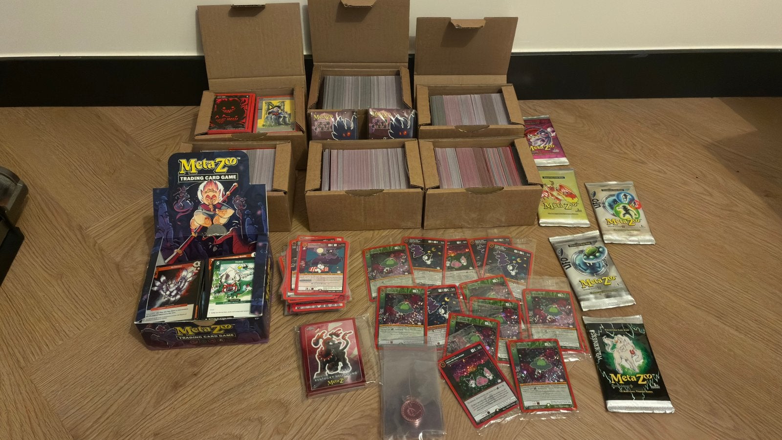 Verzameling Metazoo TCG, Ophalen of Verzenden, Zo goed als nieuw, Meerdere kaarten