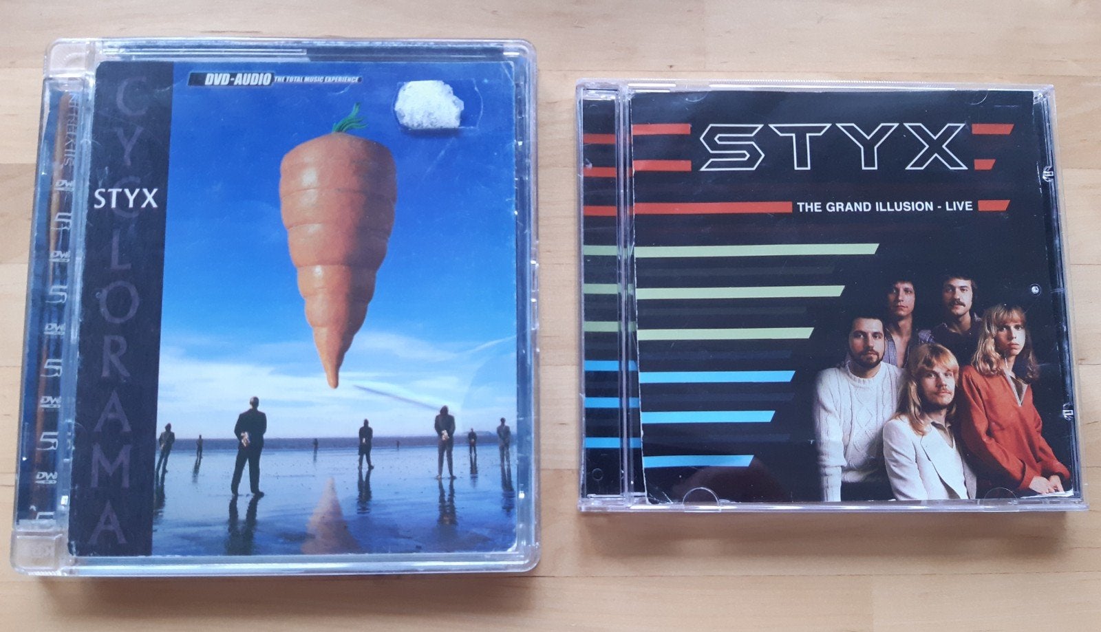Styx cd en dvd, Ophalen of Verzenden, Zo goed als nieuw, 1 bandje