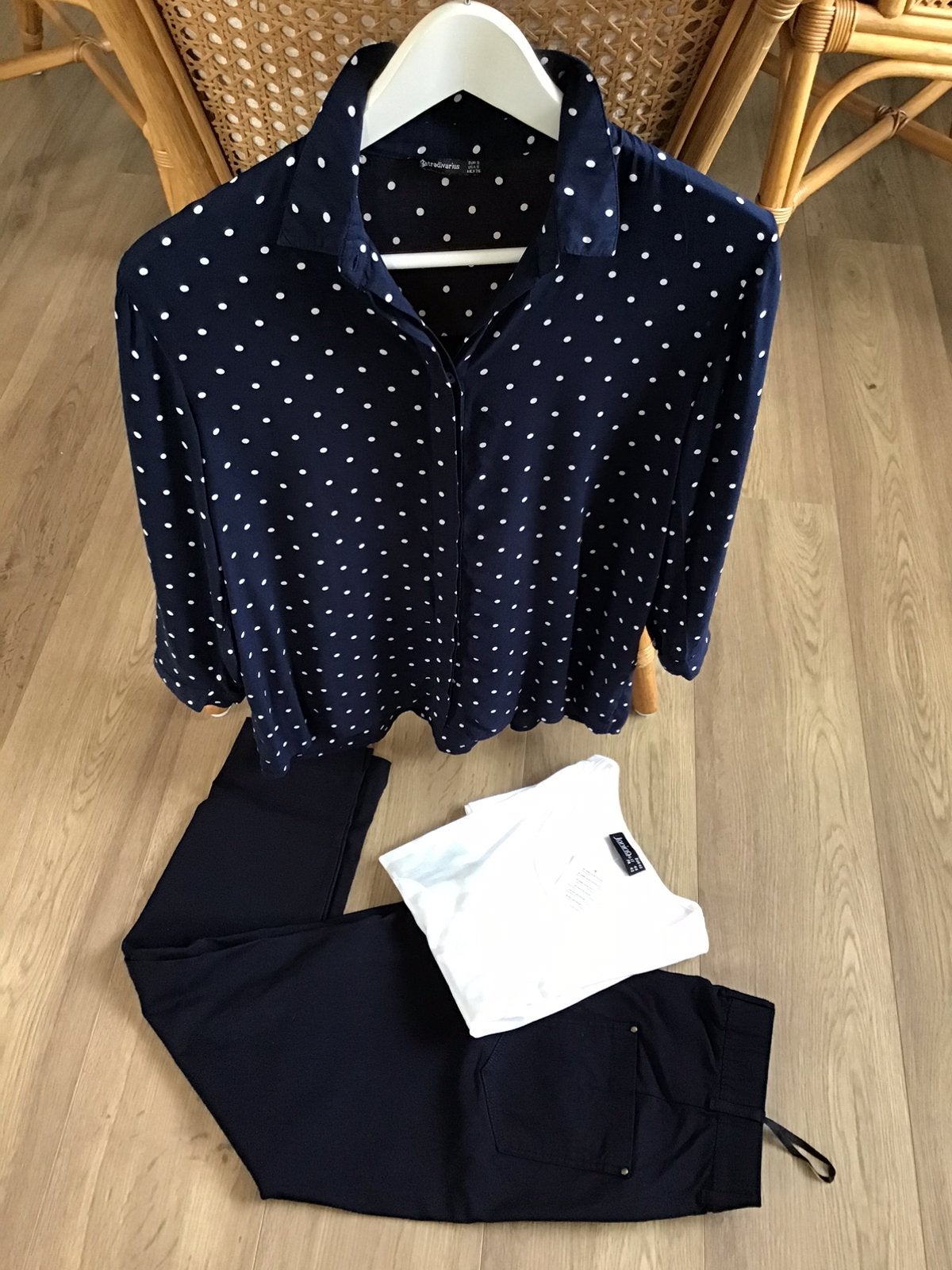 STRADIVARIUS!Lúxe Blouse:38 & SENSÍA!Lúxe Broek&Top.Sámen:, Kleding | Dames, Ophalen of Verzenden, Zo goed als nieuw
