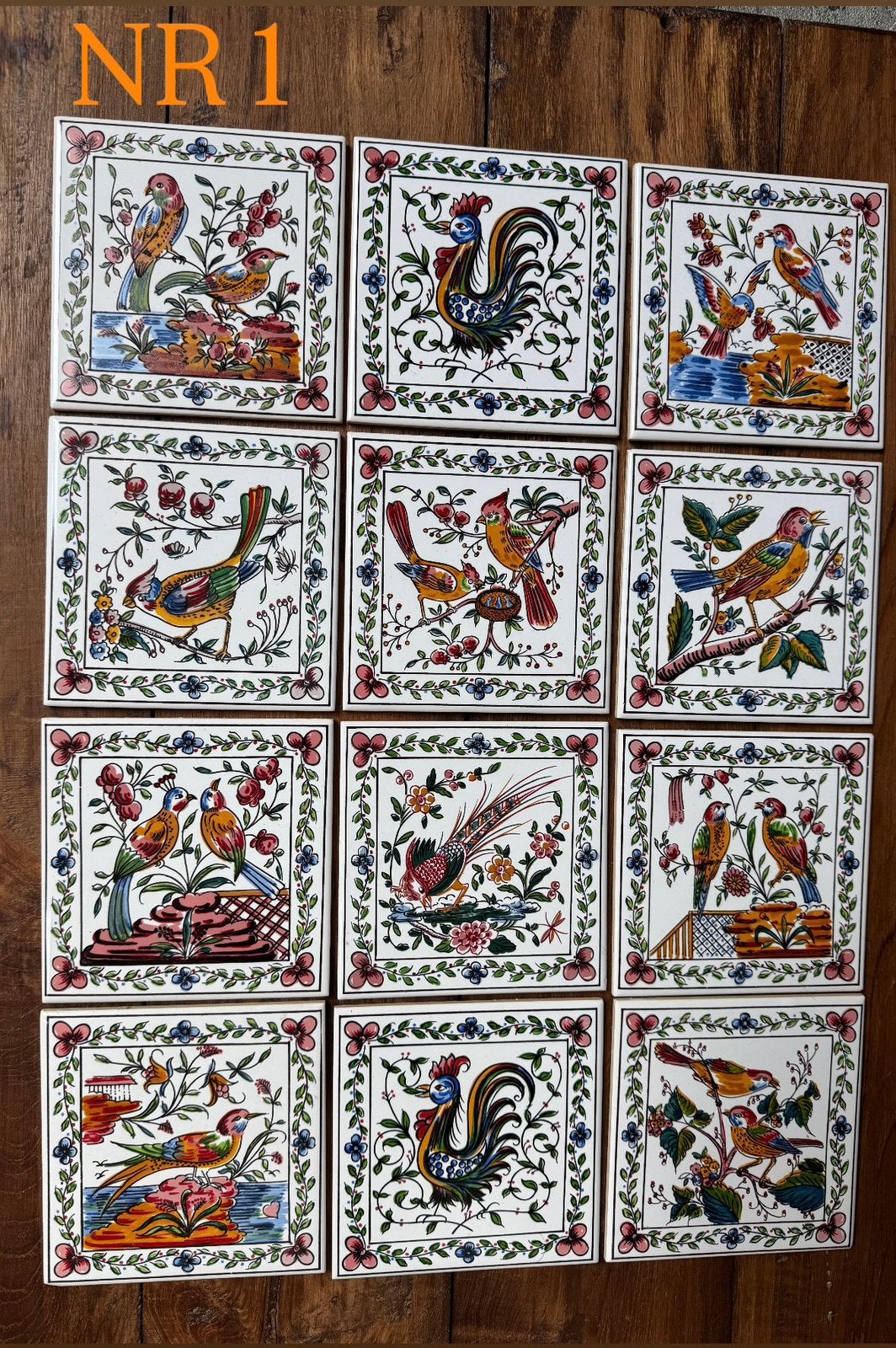40st Portugese Tegels Ceres Coimbra Handbeschilderd, Ophalen