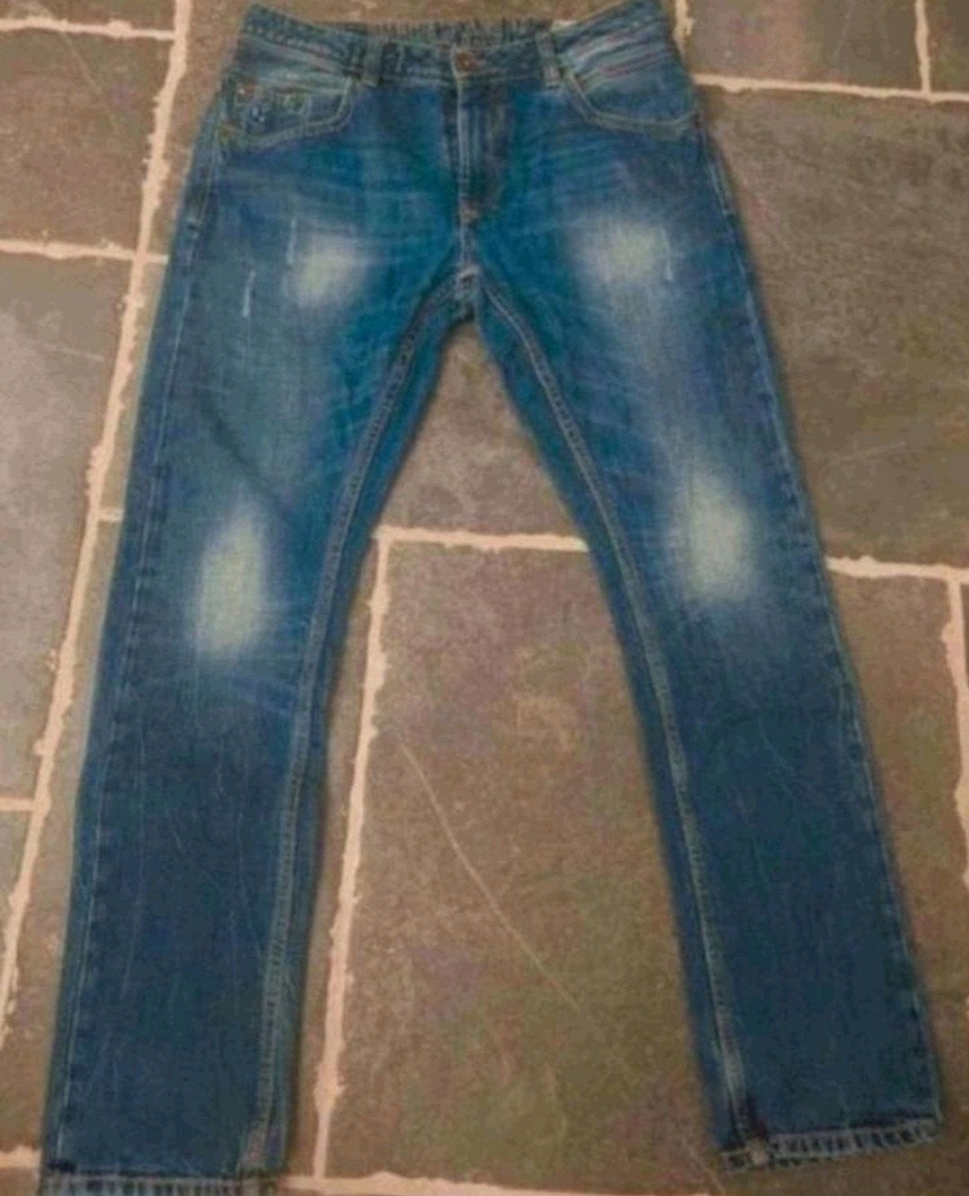 Garcia Jeans, LUCCO, Low Loose Fit, blauw, W31 L32. Rob3132, Kleding | Heren, Spijkerbroeken en Jeans, W32 (confectie 46) of kleiner
