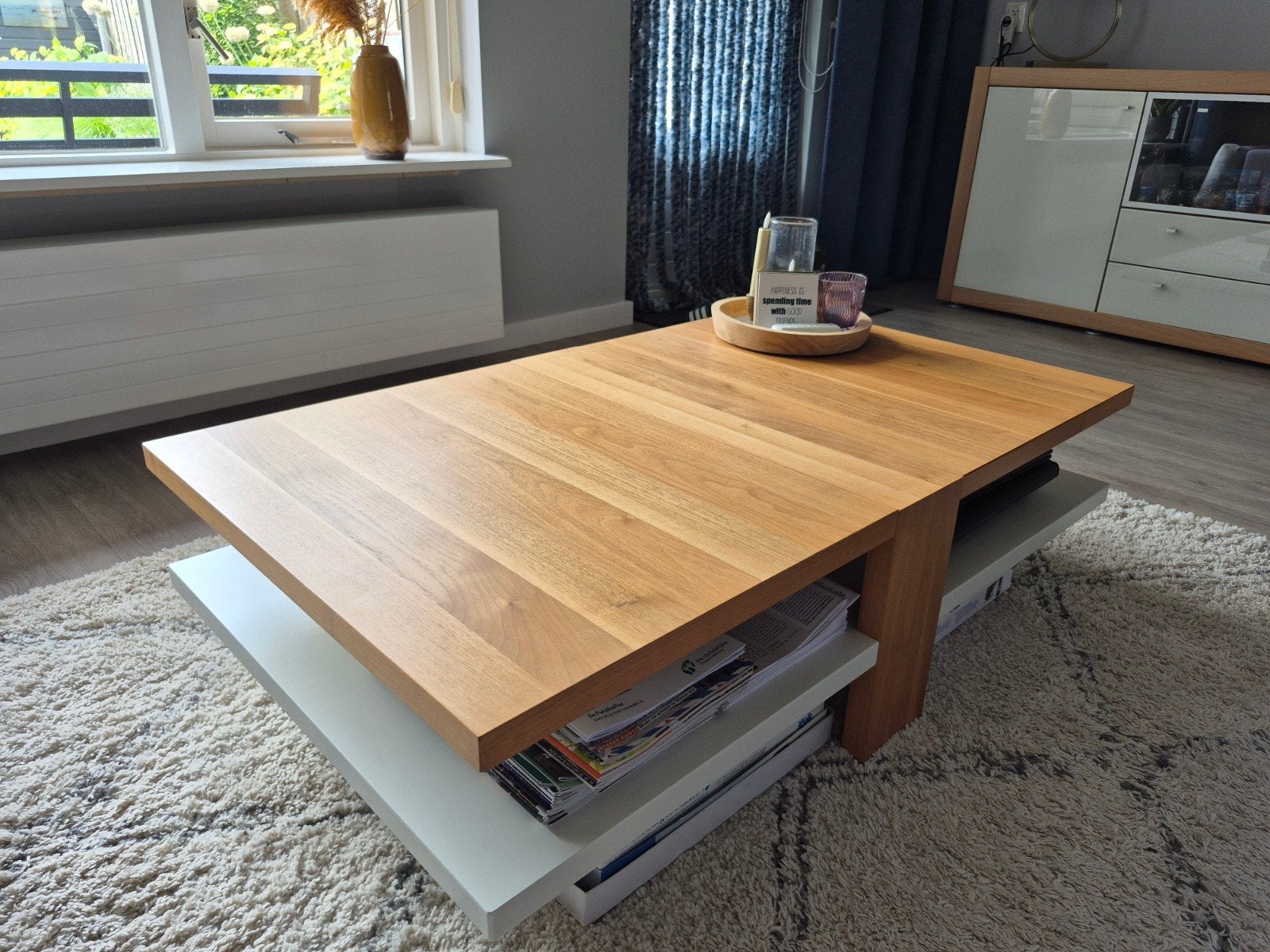 Hülsta Xelo Design Salontafel, Huis en Inrichting, Ophalen, 100 tot 150 cm, 50 tot 100 cm, Rechthoekig