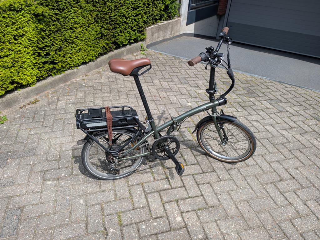 Elektrische Vouwfiets Decathlon E-Fold 500 | Electric Foldin, Ophalen, Gebruikt, Minder dan 30 km per accu, Overige merken