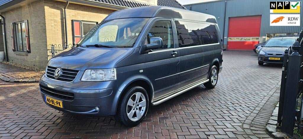 Volkswagen Transporter 2.5 TDI 340, Auto's, Bestelauto's, Voorwielaandrijving, Gebruikt, Zwart, Volkswagen