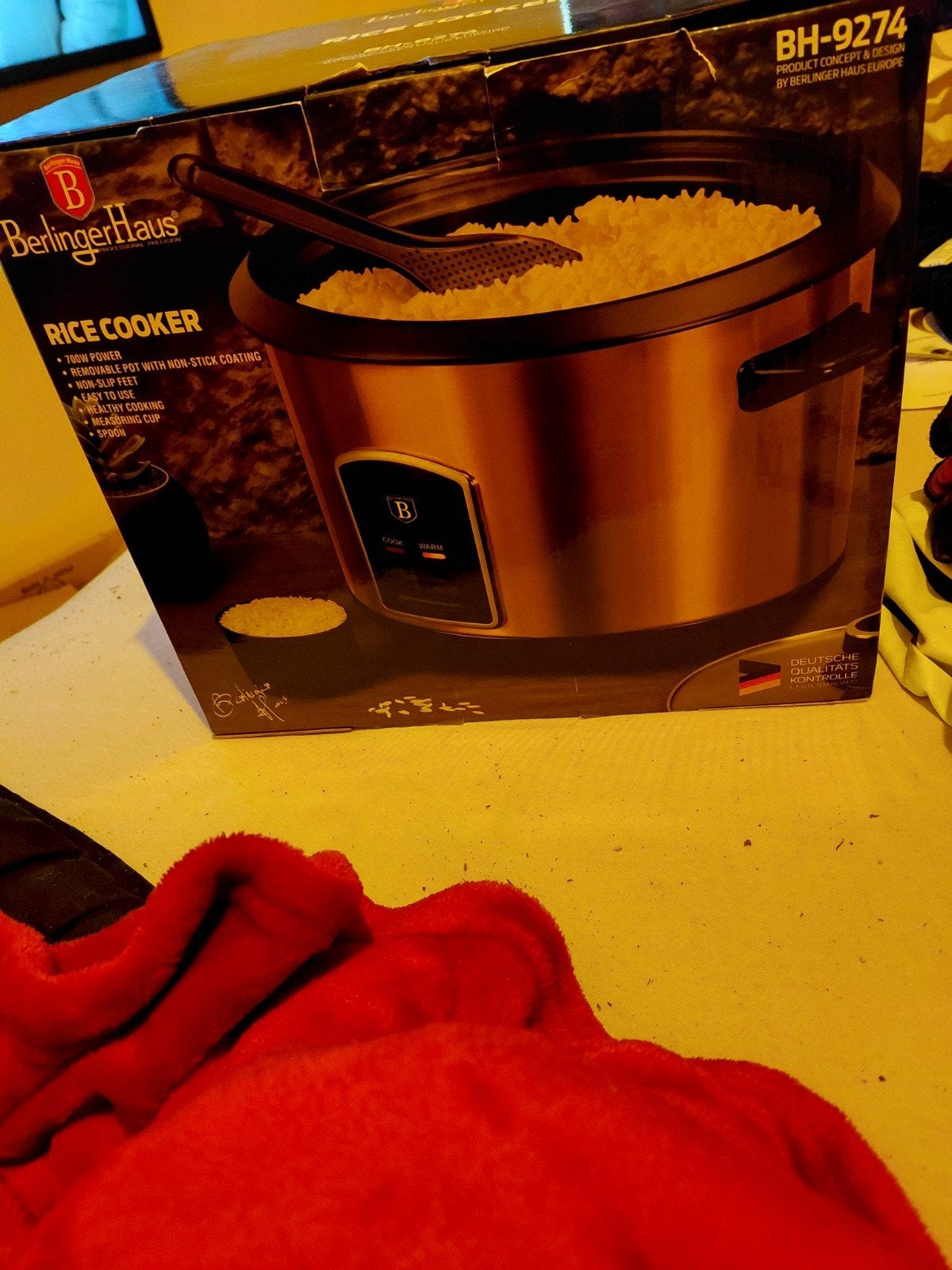 Ryst koker z.g.a.n gouden kleur, Ophalen, Zo goed als nieuw
