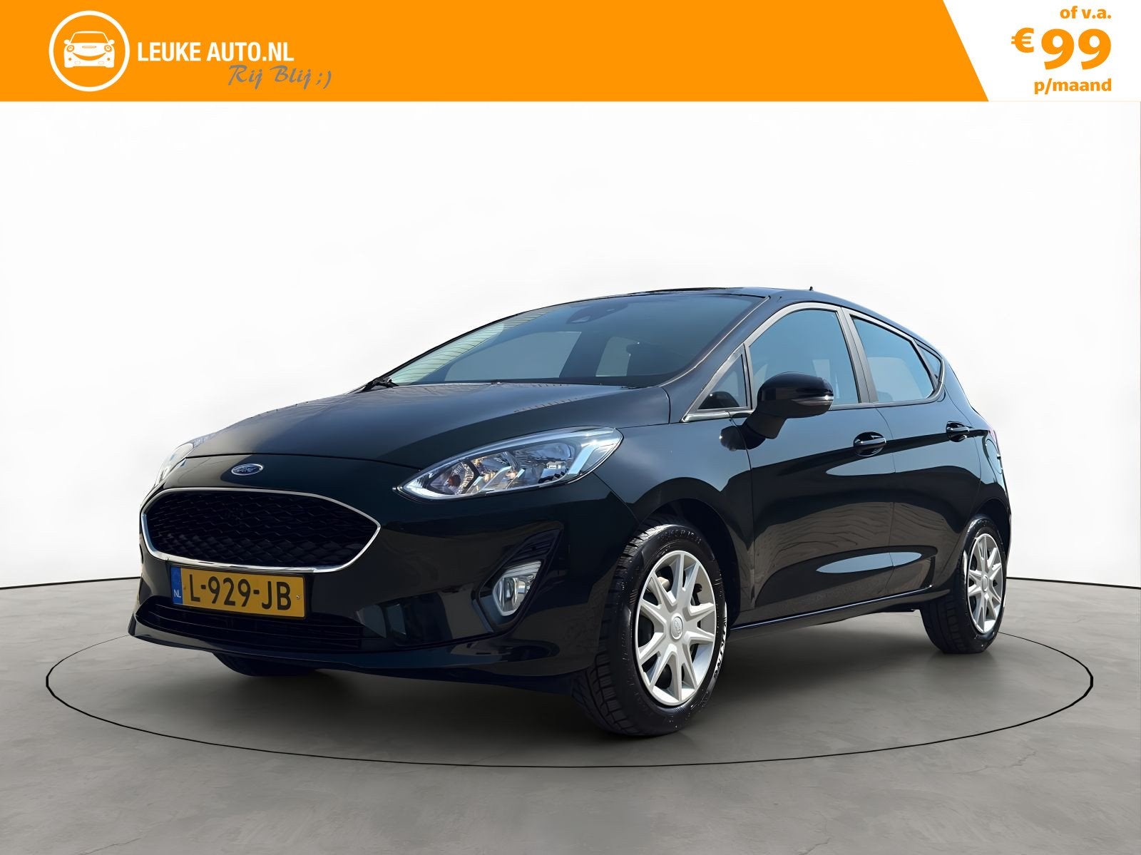 Ford Fiesta 1.0 EcoBoost 100PK 5-Deurs Business Apple-Carpla, Auto's, Voorwielaandrijving, Gebruikt, 580 kg, Handgeschakeld