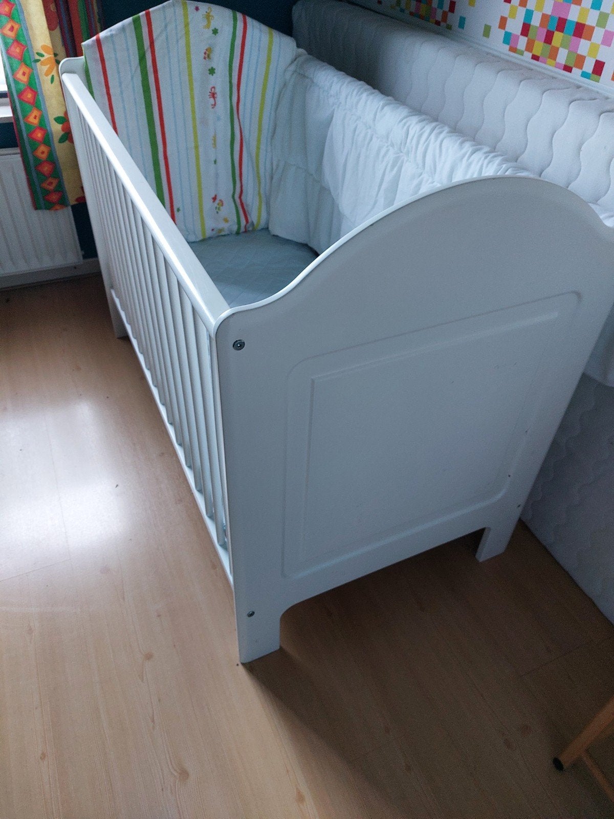 ledikantje wit mdf, Ophalen, Gebruikt, Minder dan 140 cm, Minder dan 70 cm