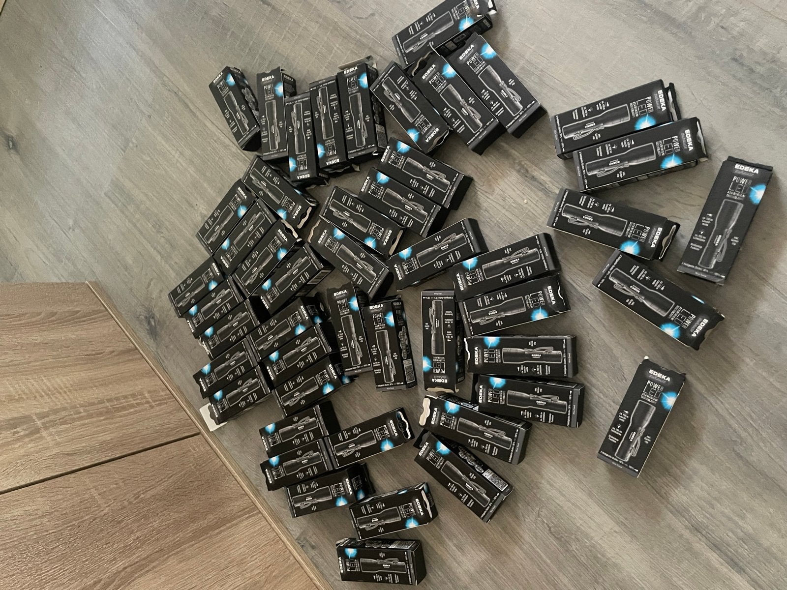 Partij Edeka LED zaklampjes - 48 stuks, zeer goede kwaliteit, Ophalen of Verzenden, Nieuw, Batterij