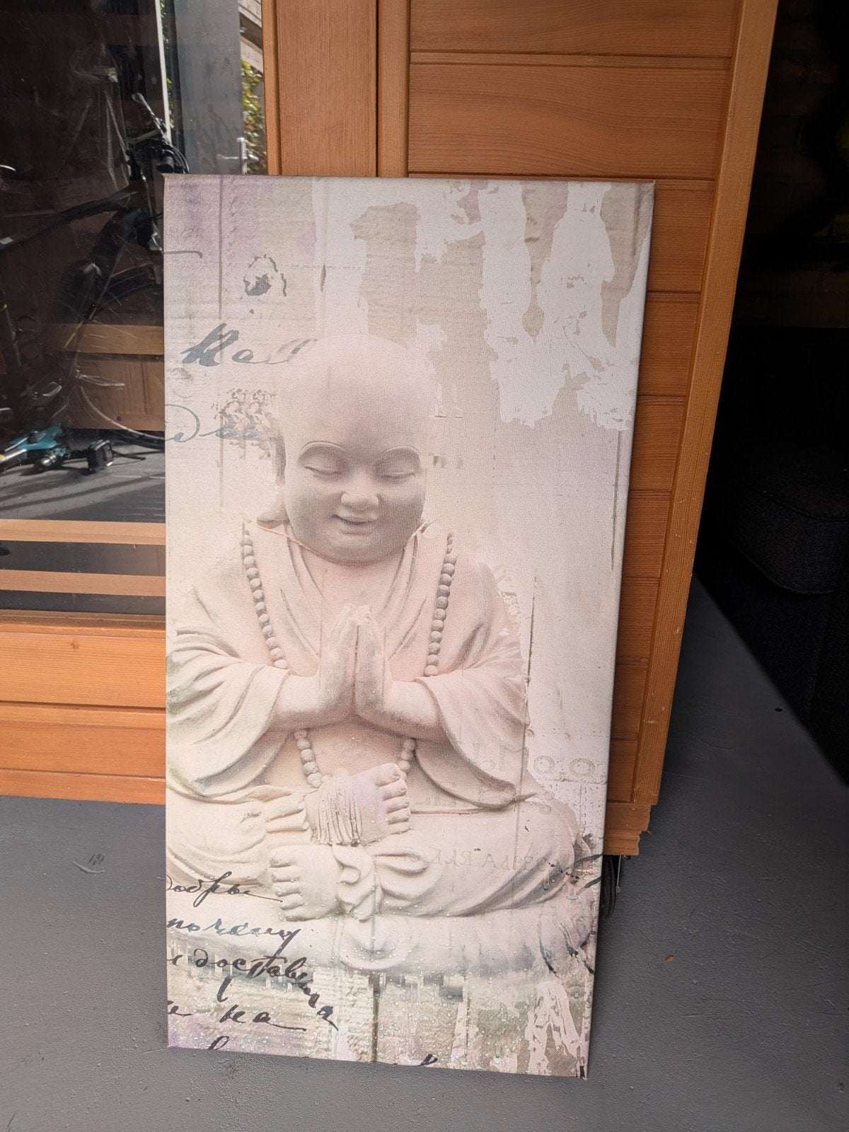 Boeddha Canvas  40x80 cm, Ophalen