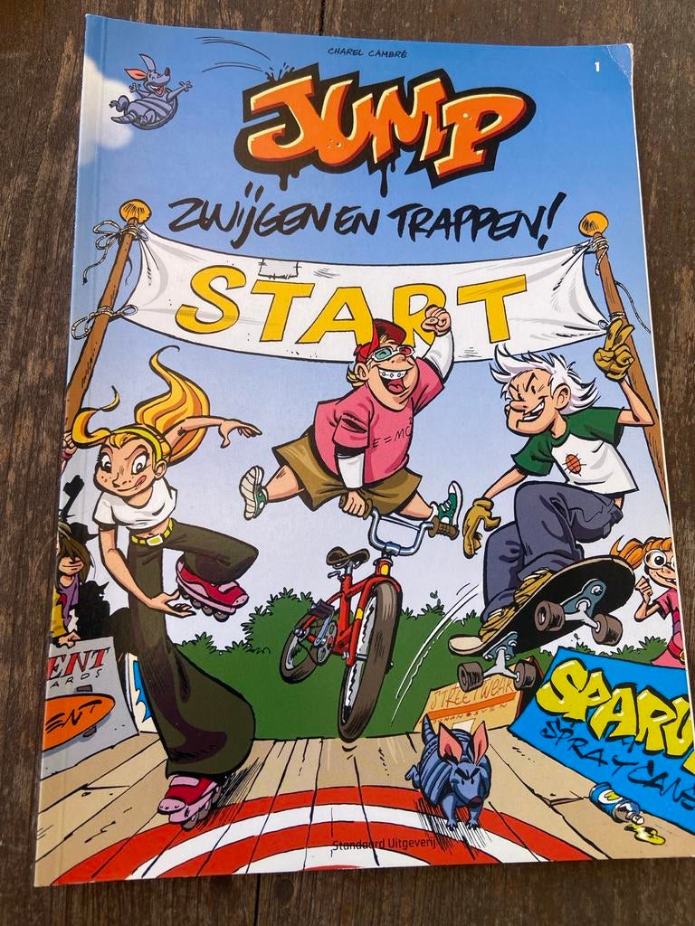 Jump: Zwijgen en Trappen! - Stripboek, Eén stripboek, Ophalen of Verzenden, Gelezen