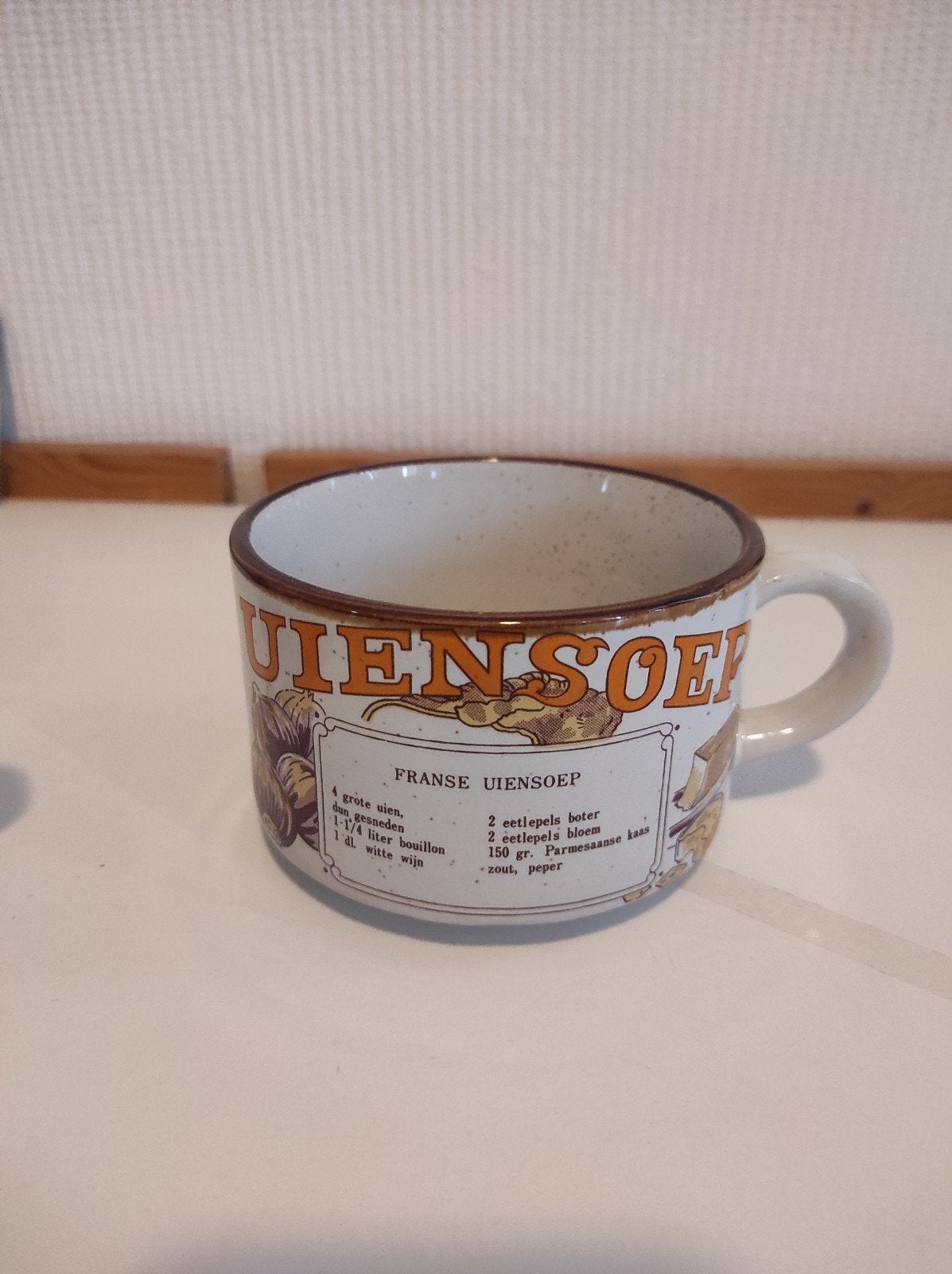 Vintage Soepkommen Groenten & Uien, Ophalen of Verzenden