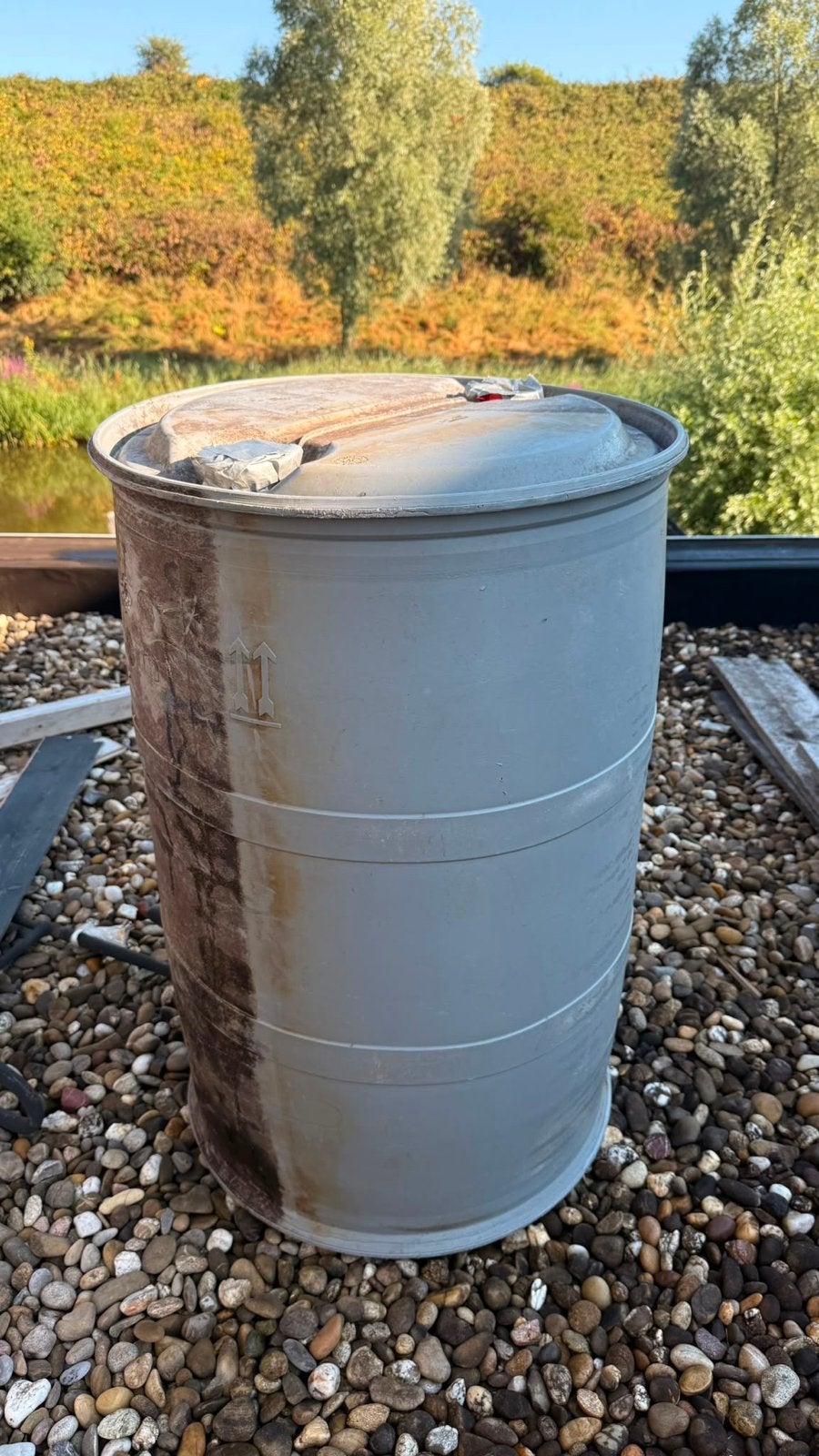 Gebruikte regenton, ideaal voor het opvangen van regenwater, Tuin en Terras, Regentonnen, 150 liter of meer, Ophalen, Gebruikt