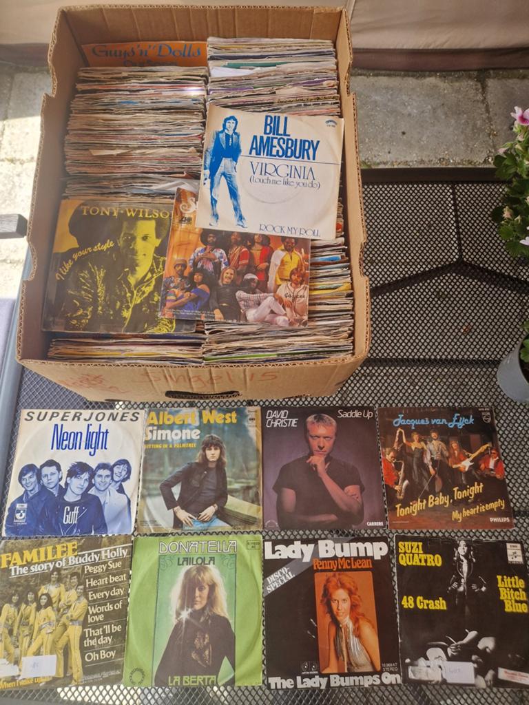 Partij singles, Cd's en Dvd's, Ophalen, Gebruikt