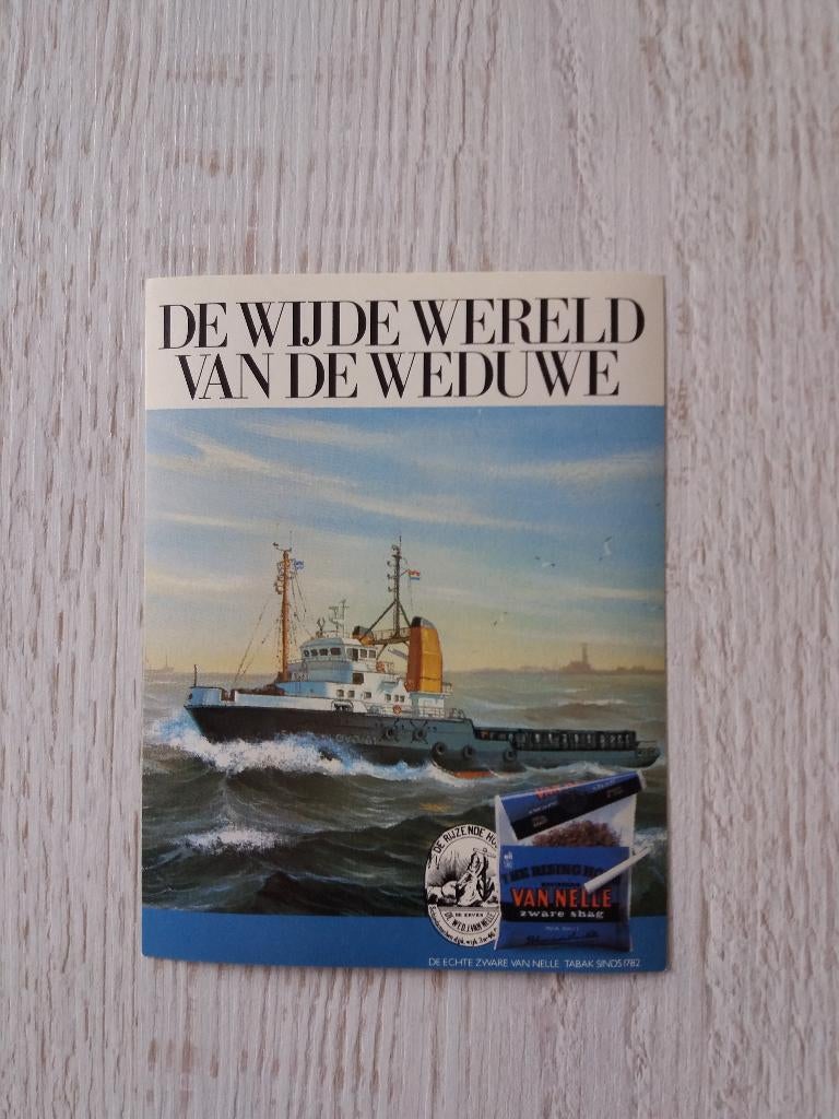 sticker VAN NELLE zware shag De Wijde wereld van de Weduwe, Verzamelen, Ophalen of Verzenden, Zo goed als nieuw, Merk