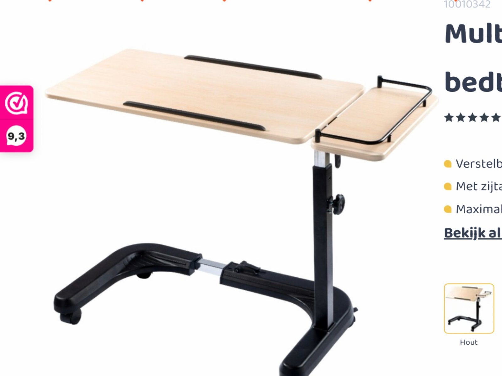Multimotion lees tafel  bij elke sta op stoel te plaatsen, Ophalen of Verzenden, Nieuw, Outlet sta op stoelen ale maten en kleuren
