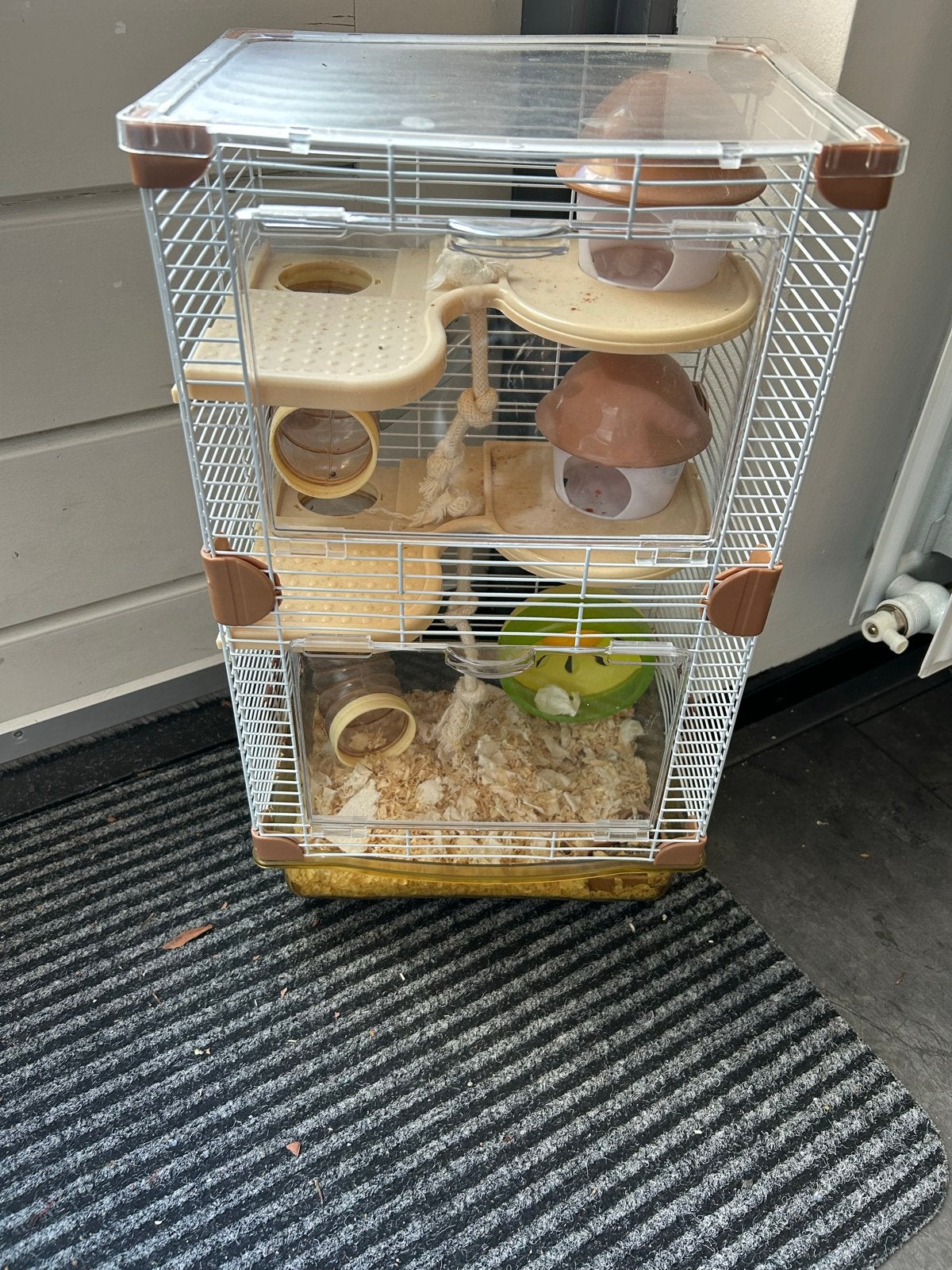mooie hamsterkooi, Dieren en Toebehoren, Ophalen of Verzenden, Zo goed als nieuw, Kooi