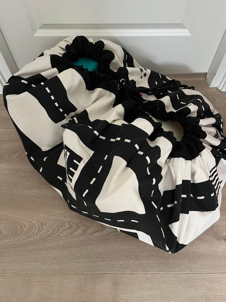 Speelkleed Play & Go Opbergzak Zwart Autoweg Auto’s ZGAN, Ophalen of Verzenden, Zo goed als nieuw