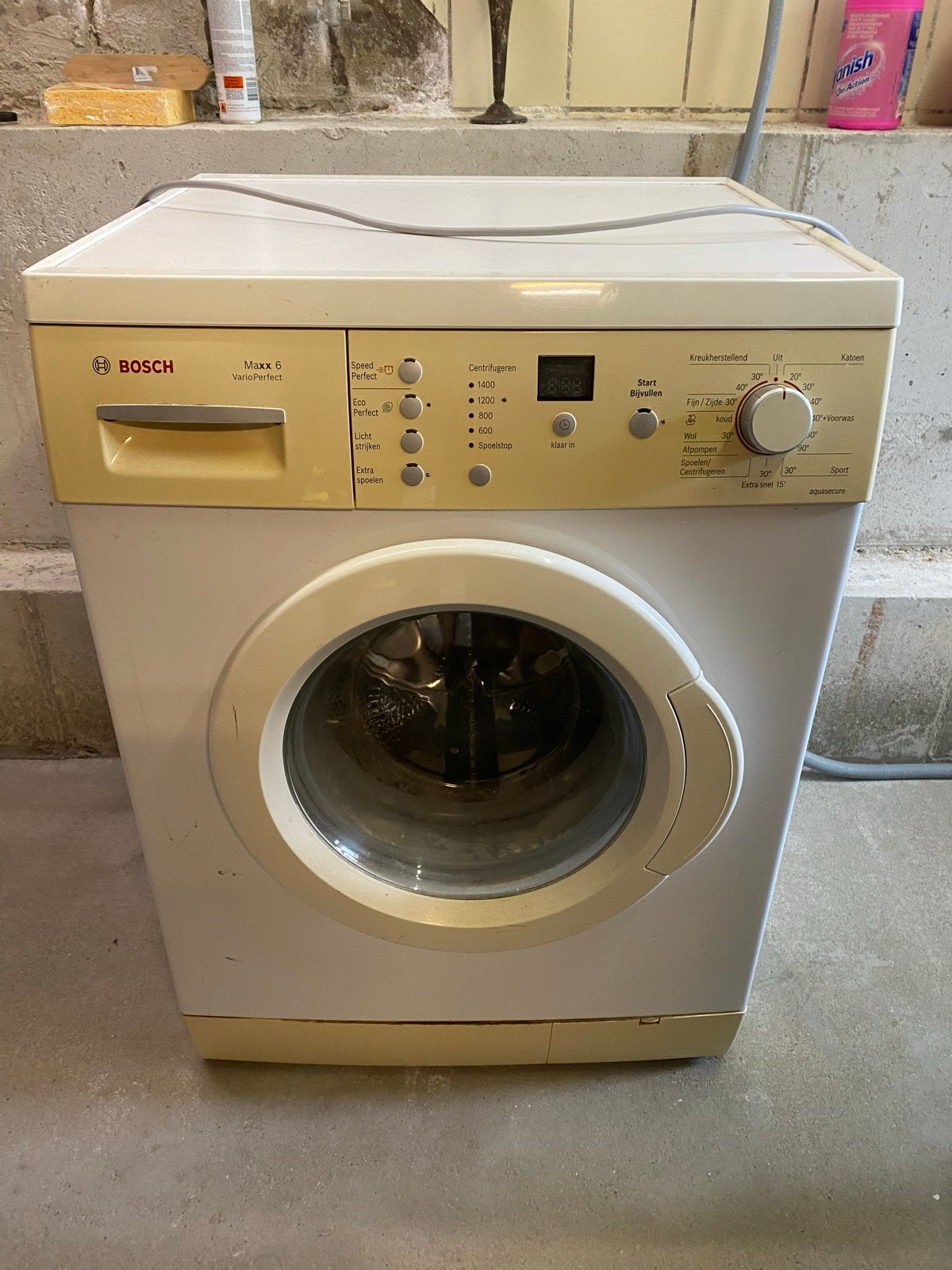 Bosch Maxx 6 VarioPerfect Digitale Wasmachine, Ophalen, Gebruikt, Voorlader, Kort programma