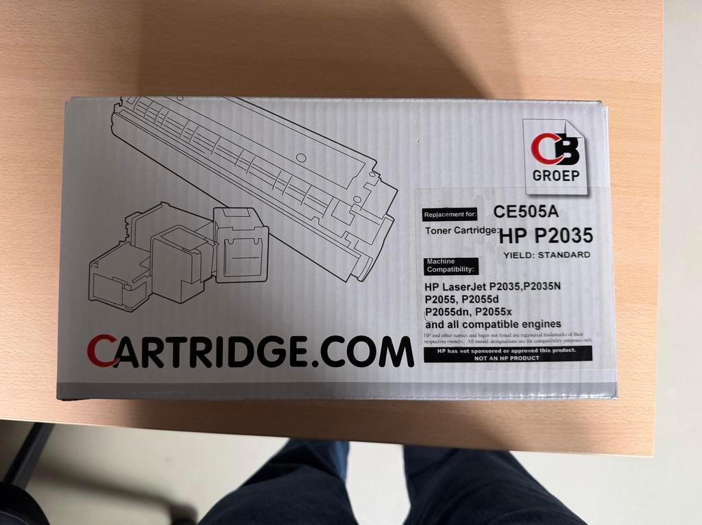 CE505A Toner Cartridge voor HP LaserJet P2035/P2055, Ophalen of Verzenden, Nieuw