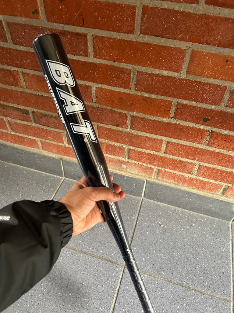 Baseballknuppel aluminium 63 cm antisliphandvat Zwart Knuppe, Sport en Fitness, Honkbal en Softbal, Ophalen of Verzenden, Nieuw