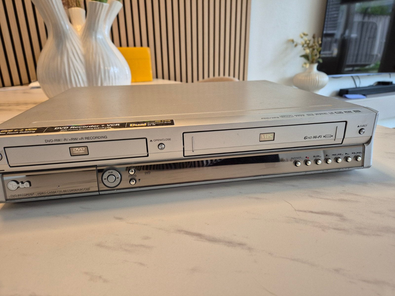 LG DVD en VHC speler en recorder (RC7300), Ophalen, Gebruikt, VHS-speler of -recorder