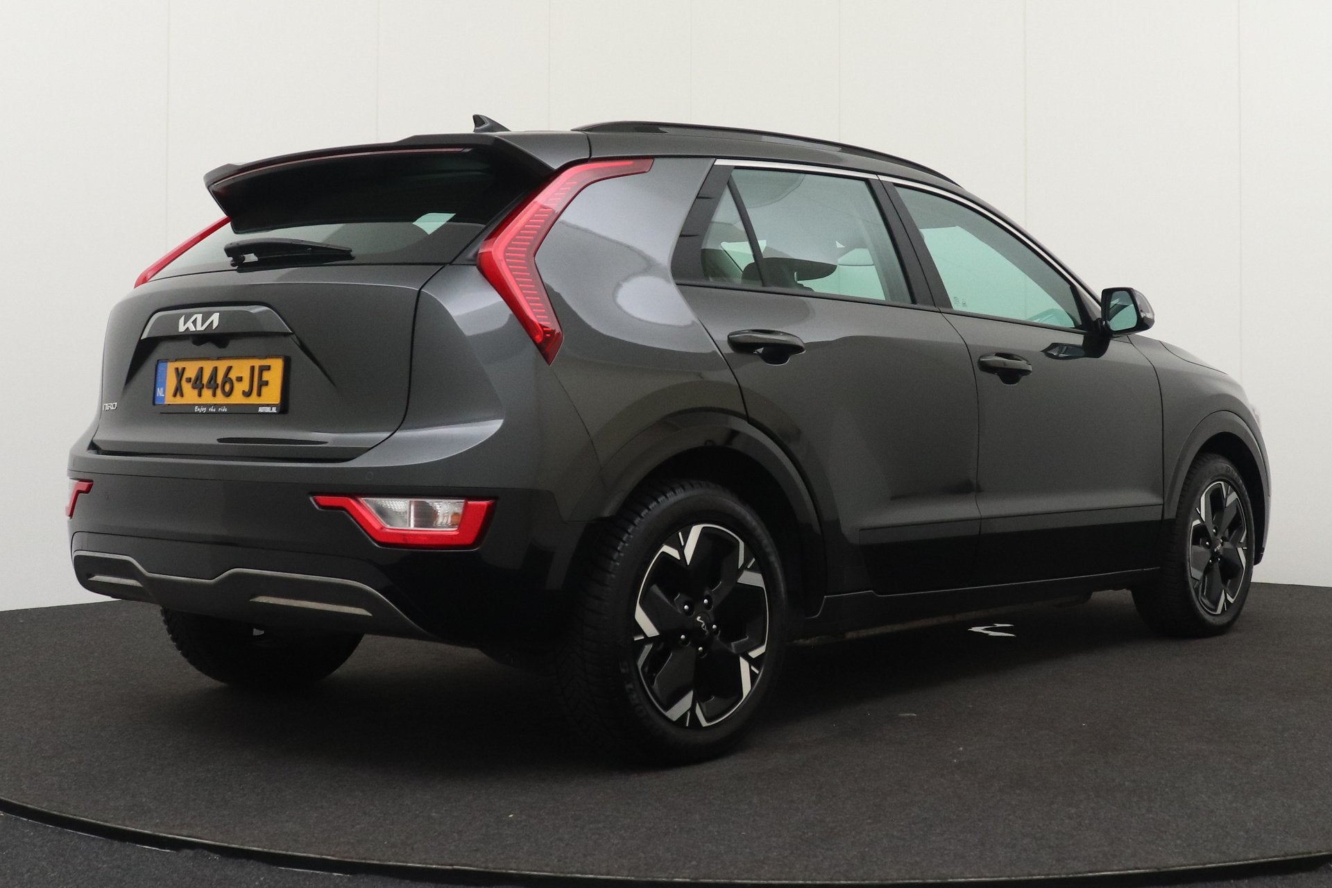 Kia Niro EV DynamicLine 64.8 kWh 3-Fase (98% SOH) Adapt. Cru, Auto's, Dealer onderhouden, 1657 kg, Leder en Stof, Origineel Nederlands