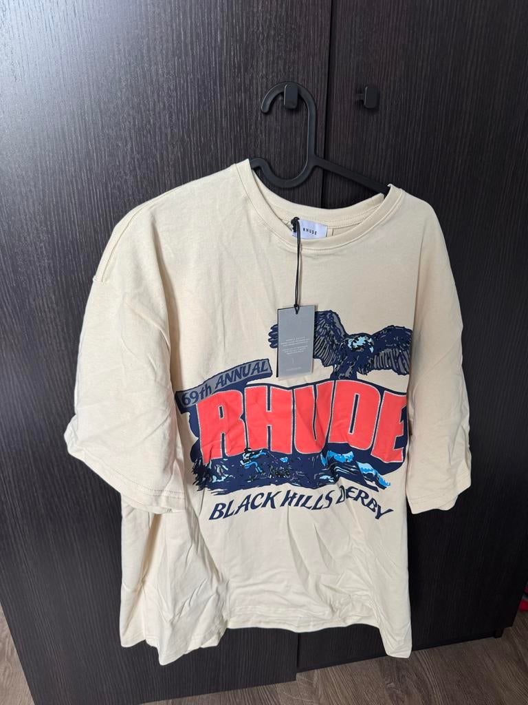 Rhude T-shirt XL - Nieuw met labels, Ophalen of Verzenden, Nieuw, Maat 56/58 (XL), Beige
