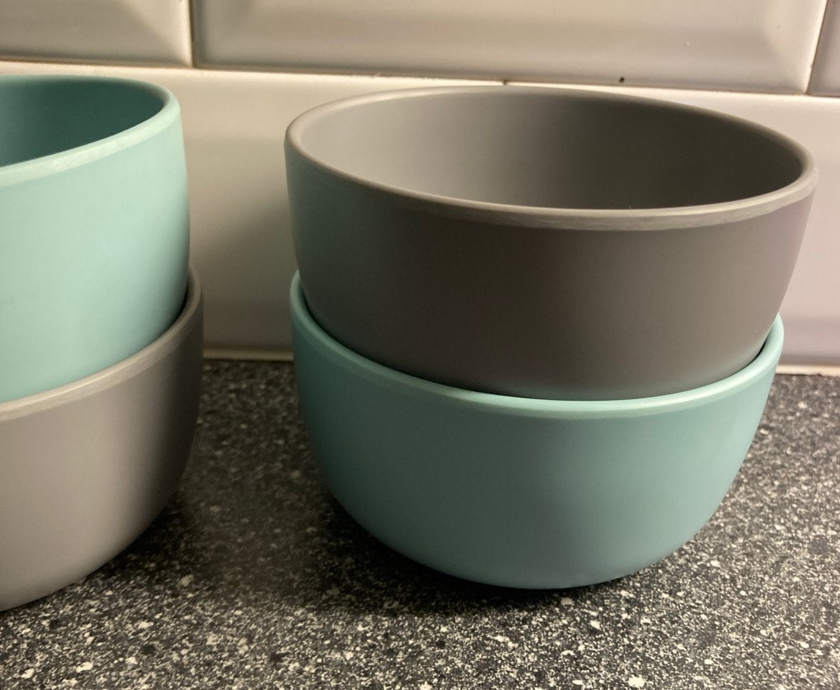 Royal VKB schaaltjes 10 cm - 2 stuks, Huis en Inrichting, Kunststof, Gebruikt, Overige merken, Ophalen of Verzenden
