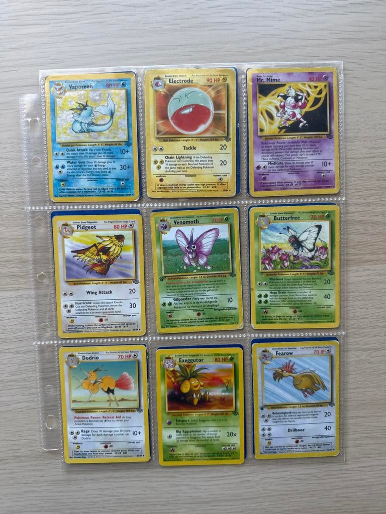 Pokémon Jungle Collectie (30 stuks) - incl. Vaporeon, Hobby en Vrije tijd, Verzamelkaartspellen | Pokémon, Ophalen of Verzenden