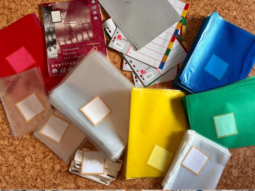 Plastic mapjes,hoezen etc., Ophalen of Verzenden, Nieuw