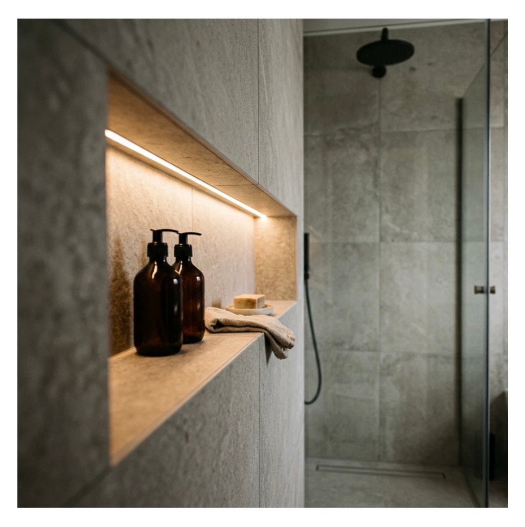 Complete LED verlichtingsset met controller voor badkamer, Huis en Inrichting, Lampen | Losse lampen, Zo goed als nieuw, Led-lamp