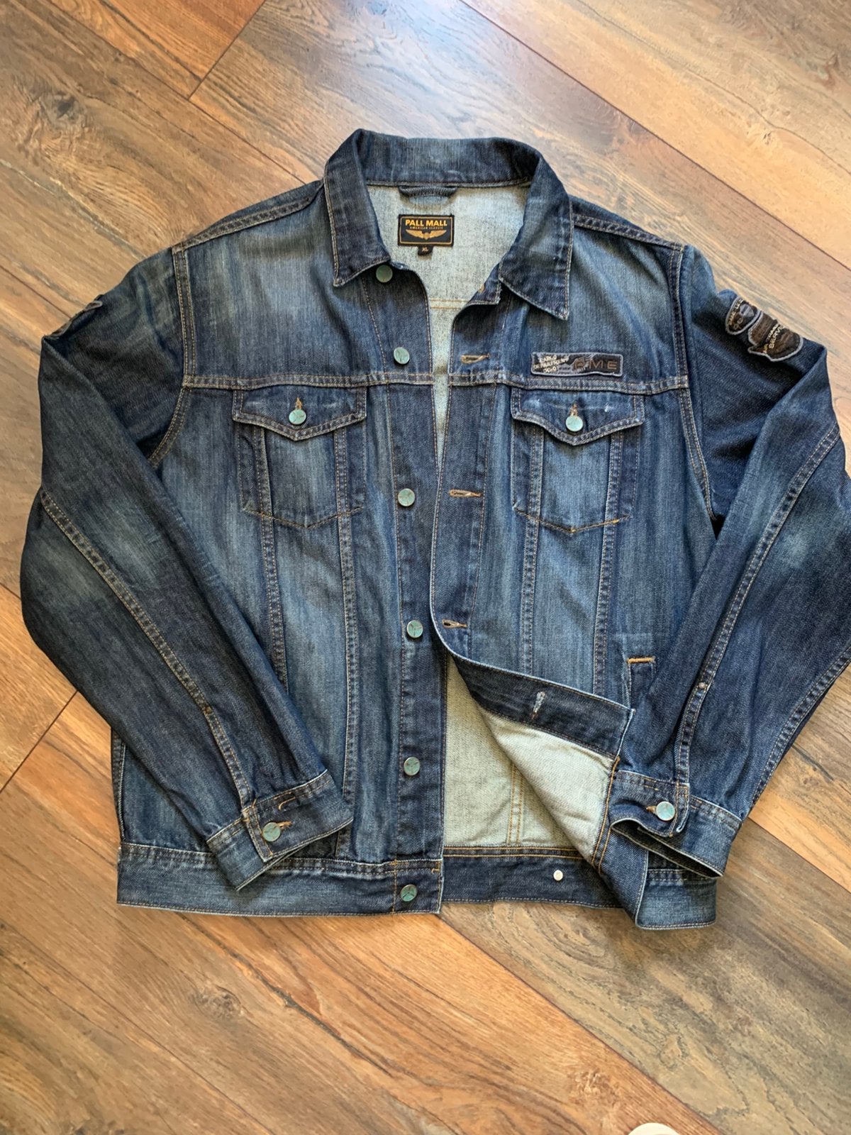 Vintage Pall Mall Export Spijkerjack '90 XL (PME Legend), Ophalen of Verzenden, Zo goed als nieuw, Maat 56/58 (XL), Blauw