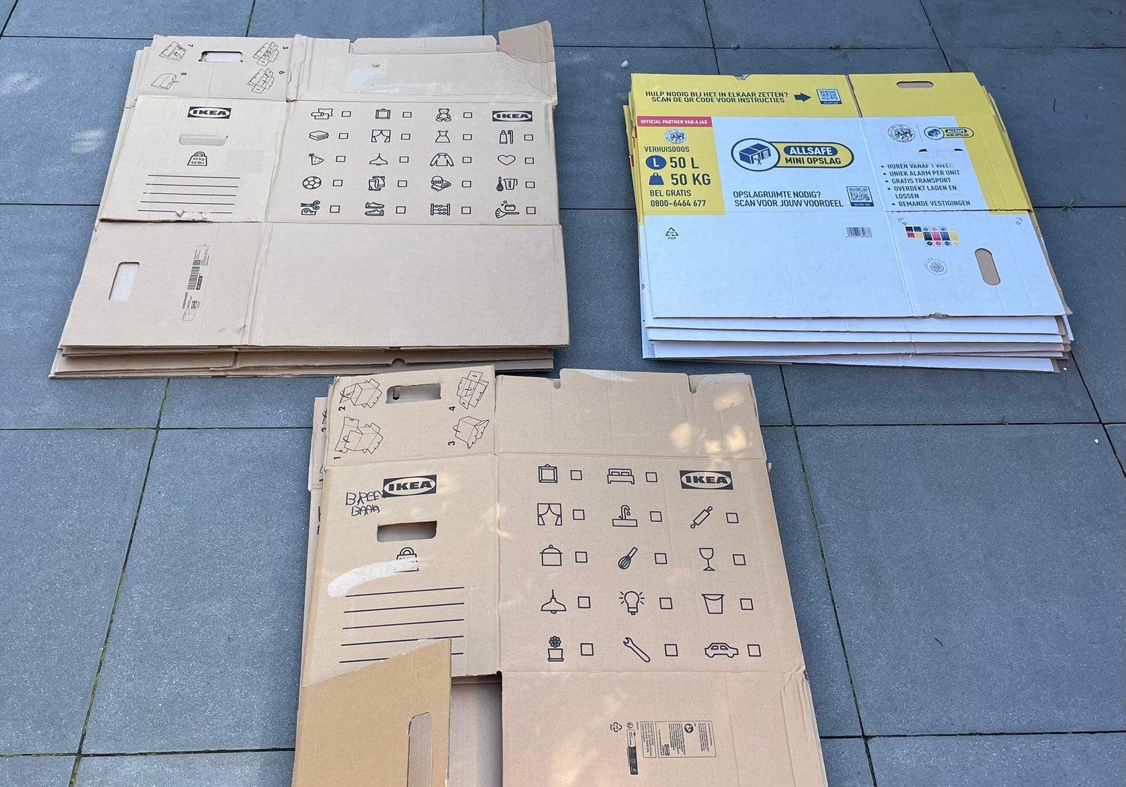 Verhuisdozen verhuisdoos All Safe + IKEA, Ophalen, Gebruikt, 40 tot 60 cm, 50 tot 75 cm