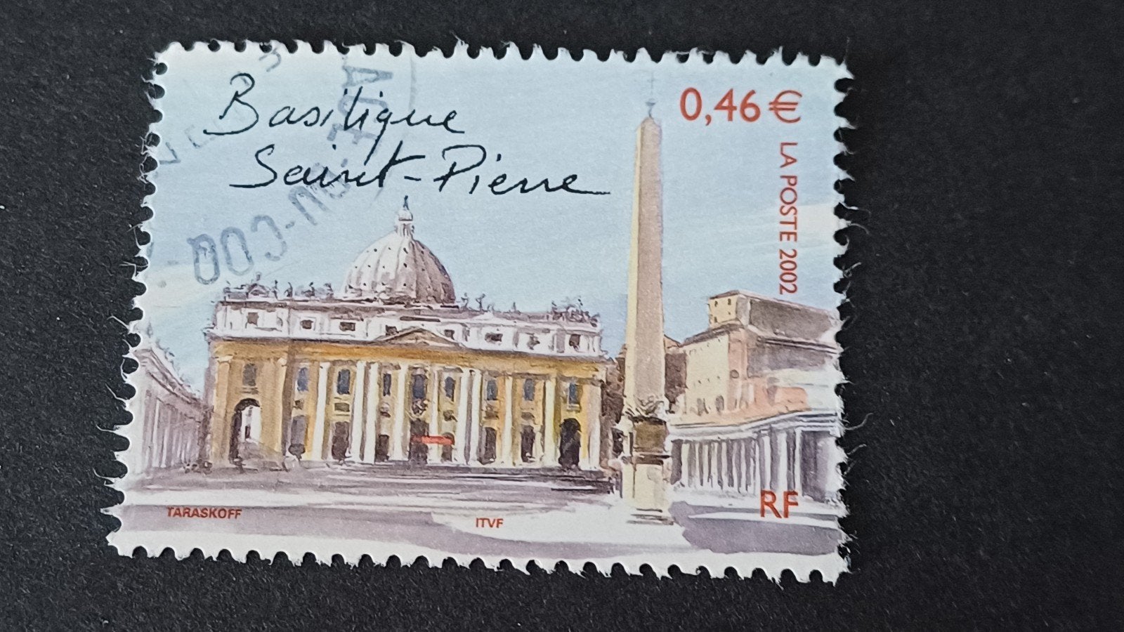 Frankrijk,  2002, Basilicum de Saint Pierre, Ophalen of Verzenden, Gestempeld