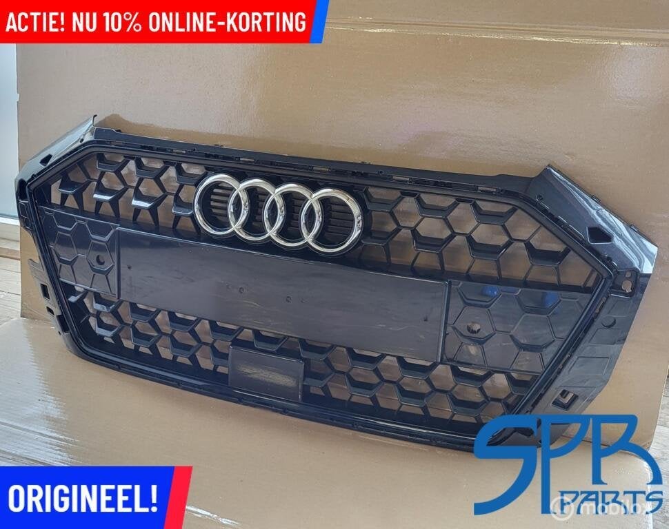AUDI A1 82A GB S-LINE GRILLE ORIGI 2018-2020 DARK CHROOM RN4, Auto-onderdelen, Verlichting, Gebruikt, AUDI, Audi, Ophalen of Verzenden